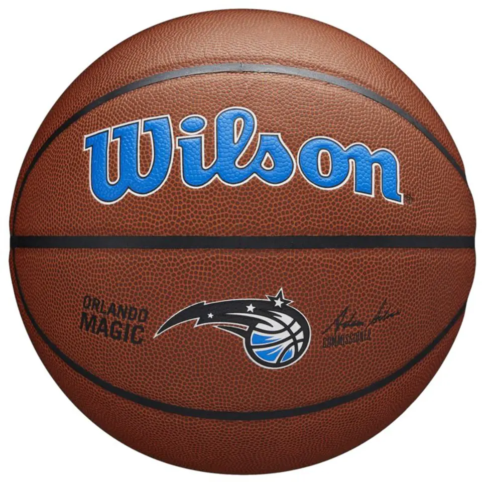 ⁨Piłka Wilson Team Alliance Orlando Magic Ball (kolor Brązowy, rozmiar 7)⁩ w sklepie Wasserman.eu