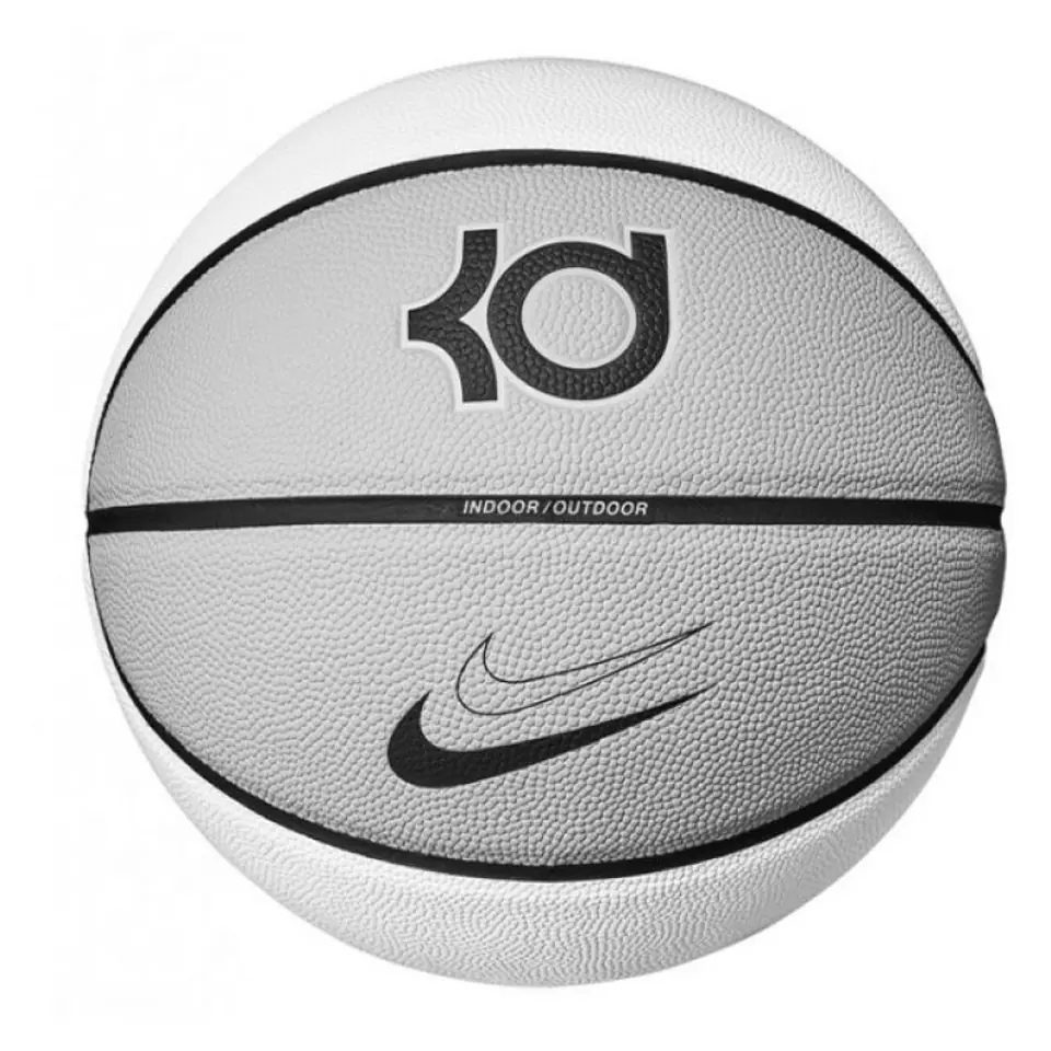 ⁨Piłka Nike Kevin Durant All Court 8P Ball N1007111 (kolor Biały. Czarny. Szary/Srebrny, rozmiar 7)⁩ w sklepie Wasserman.eu