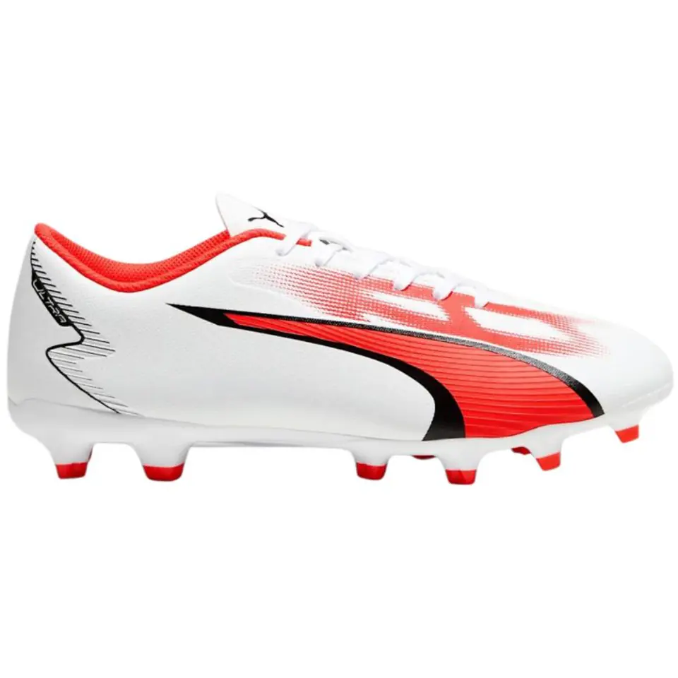 ⁨Buty piłkarskie Puma Ultra Play FG/AG M 107423 (kolor Biały, rozmiar 46 1/2)⁩ w sklepie Wasserman.eu