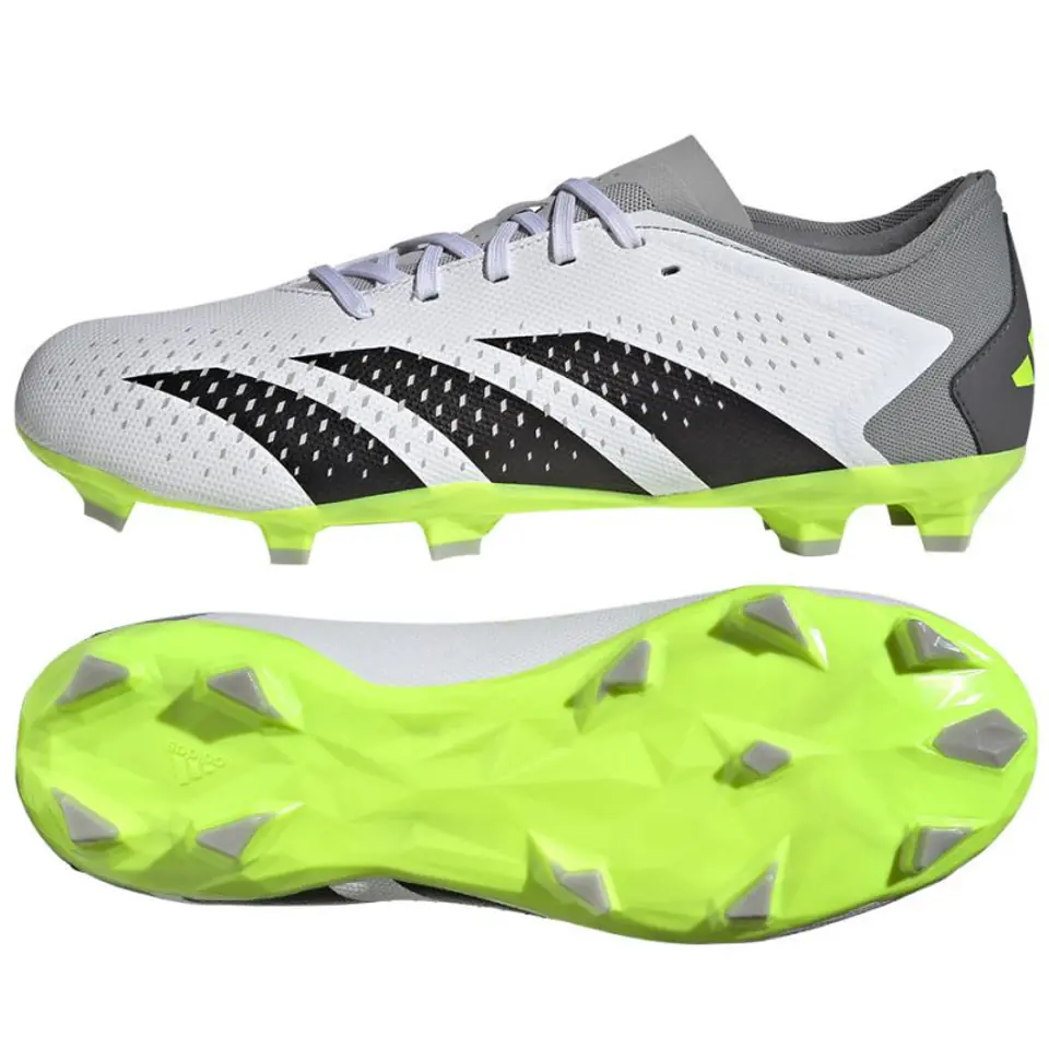 ⁨Buty adidas Predator Accuracy.3 L FG M (kolor Biały, rozmiar 42 2/3)⁩ w sklepie Wasserman.eu