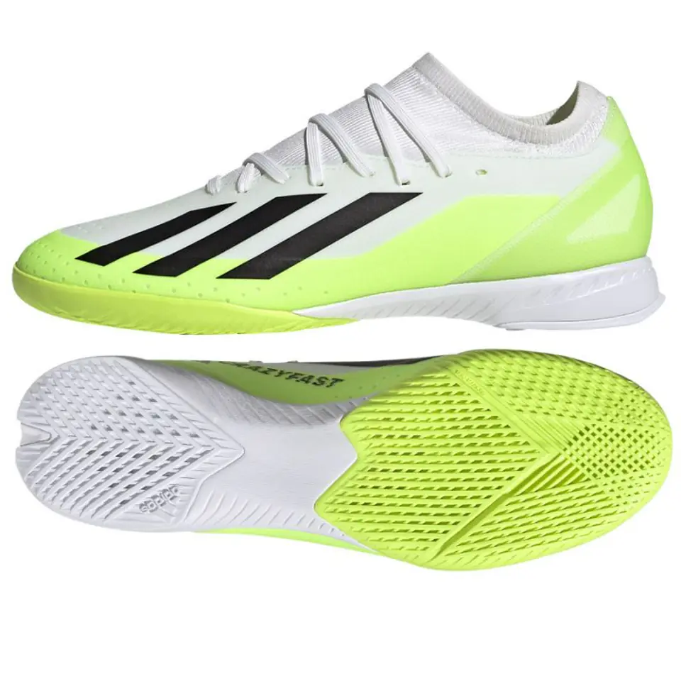 ⁨Buty piłkarskie adidas X Crazyfast.3 IN M (kolor Biały, rozmiar 46)⁩ w sklepie Wasserman.eu