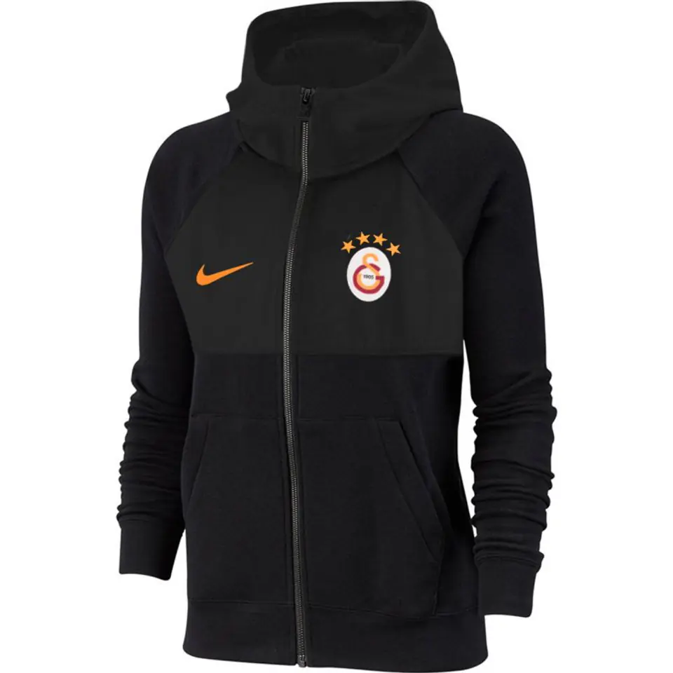 ⁨Bluza Nike Sportswear Full-Zip Hoodie Jr DA1686 (kolor Czarny, rozmiar L)⁩ w sklepie Wasserman.eu