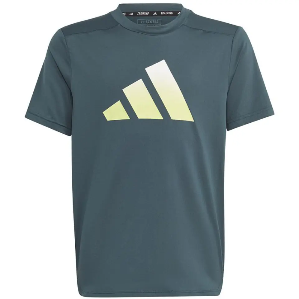 ⁨Koszulka adidas TI Tee Jr (kolor Zielony, rozmiar 152 cm)⁩ w sklepie Wasserman.eu