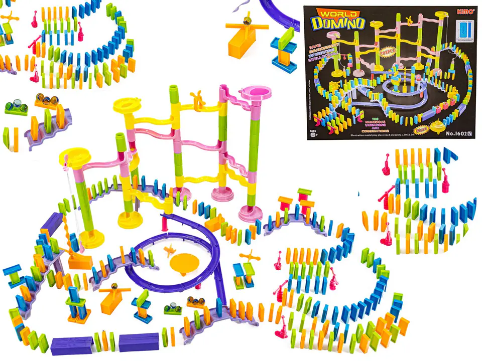 ⁨Huge Ball Track KULODROM DOMINO 308 elements⁩ at Wasserman.eu