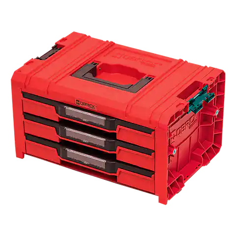 ⁨SKRZYNKA NARZĘDZIOWA QBRICK PRO DRAWER 3 TOOLBOX 2.0EXP.RED⁩ w sklepie Wasserman.eu