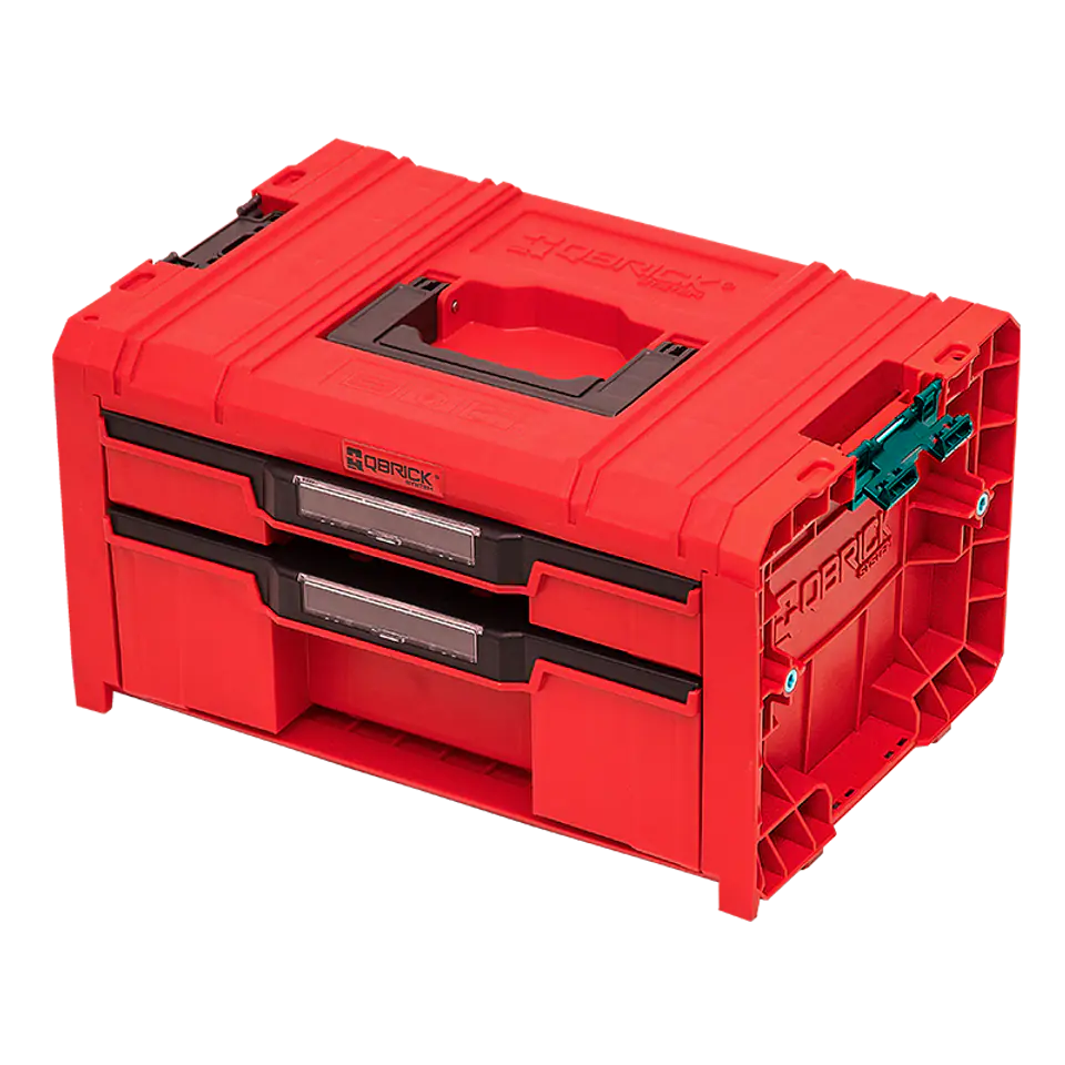 ⁨SKRZYNKA NARZĘDZIOWA QBRICK PRO DRAWER 2 TOOLBOX 2.0EXP.RED⁩ w sklepie Wasserman.eu