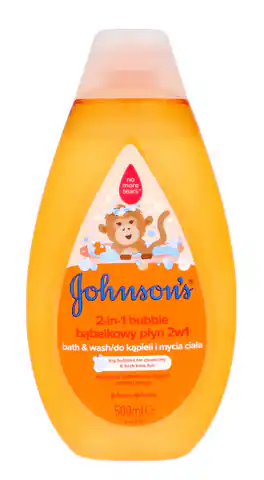 ⁨Johnson`s Baby Bubble Bąbelkowy Płyn do kąpieli 2w1 dla dzieci  500ml⁩ w sklepie Wasserman.eu