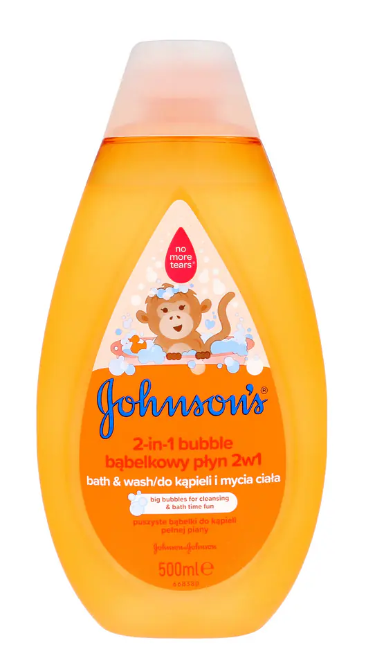 ⁨Johnson`s Baby Bubble Bąbelkowy Płyn do kąpieli 2w1 dla dzieci  500ml⁩ w sklepie Wasserman.eu