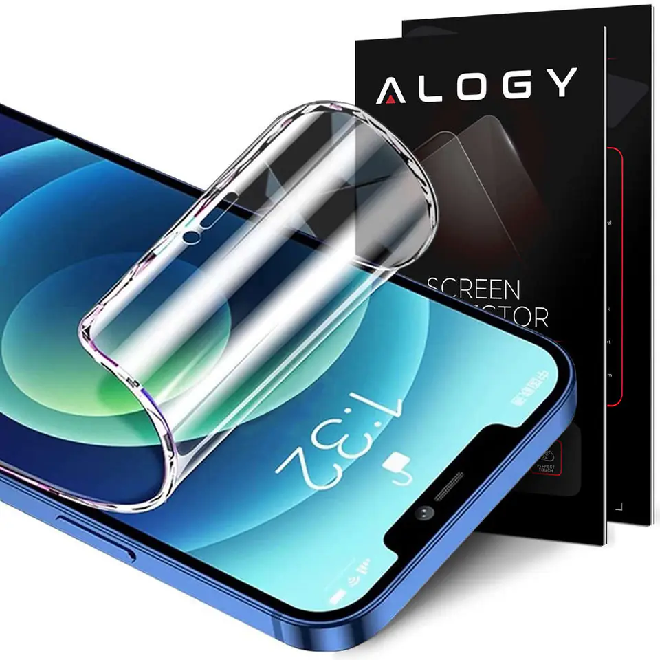 ⁨Folia ochronna Hydrożelowa hydrogel Alogy na każdy telefon⁩ w sklepie Wasserman.eu