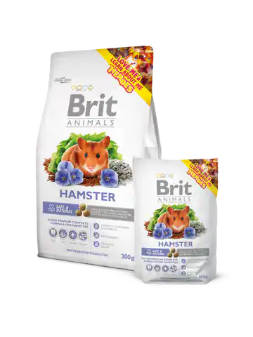 ⁨BRIT ANIMALS HAMSTER COMPLETE 100 g⁩ w sklepie Wasserman.eu