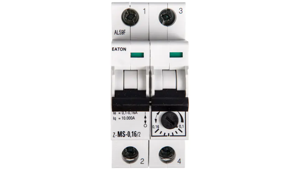 ⁨Motor circuit breaker 2P 0,1-0,16A Z-MS-0,16/2 248389⁩ at Wasserman.eu