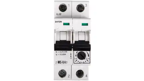 ⁨Motor circuit breaker 2P 0,09kW 0,25-0,4A Z-MS-0,40/2 248391⁩ at Wasserman.eu
