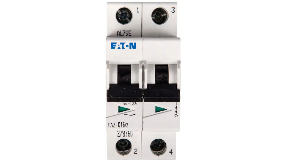 ⁨Circuit breaker 2P C 16A 15kA AC FAZ C16/2 278760⁩ at Wasserman.eu