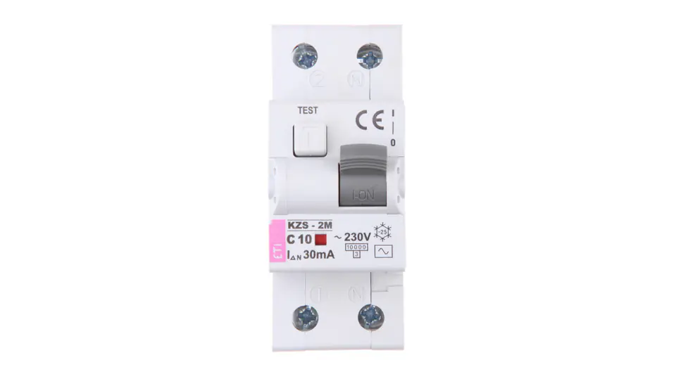 ⁨Residual current circuit breaker 2P 10A C 0,03A type AC KZS-2M 002173122⁩ at Wasserman.eu