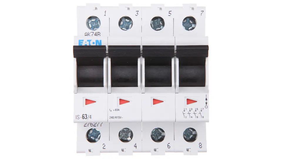 ⁨Rozłącznik modułowy 63A 4P IS-63/4 276277⁩ w sklepie Wasserman.eu