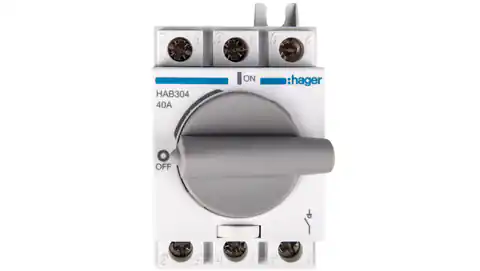 ⁨Rozłącznik izolacyjny 3P 40A HAB304⁩ w sklepie Wasserman.eu
