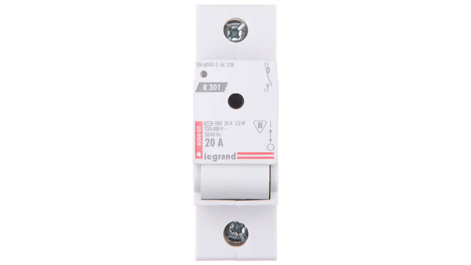 ⁨Fuse disconnector 1P 20A D02 R301 606605⁩ at Wasserman.eu