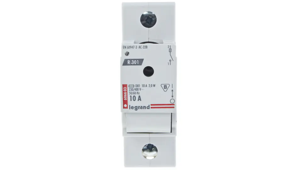 ⁨Fuse disconnector 1P 10A D01 R301 606603⁩ at Wasserman.eu