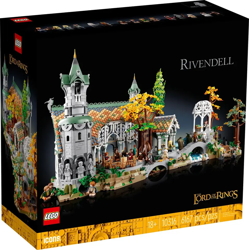 ⁨LEGO Icons 10316 Władca Pierścieni: Rivendell⁩ w sklepie Wasserman.eu