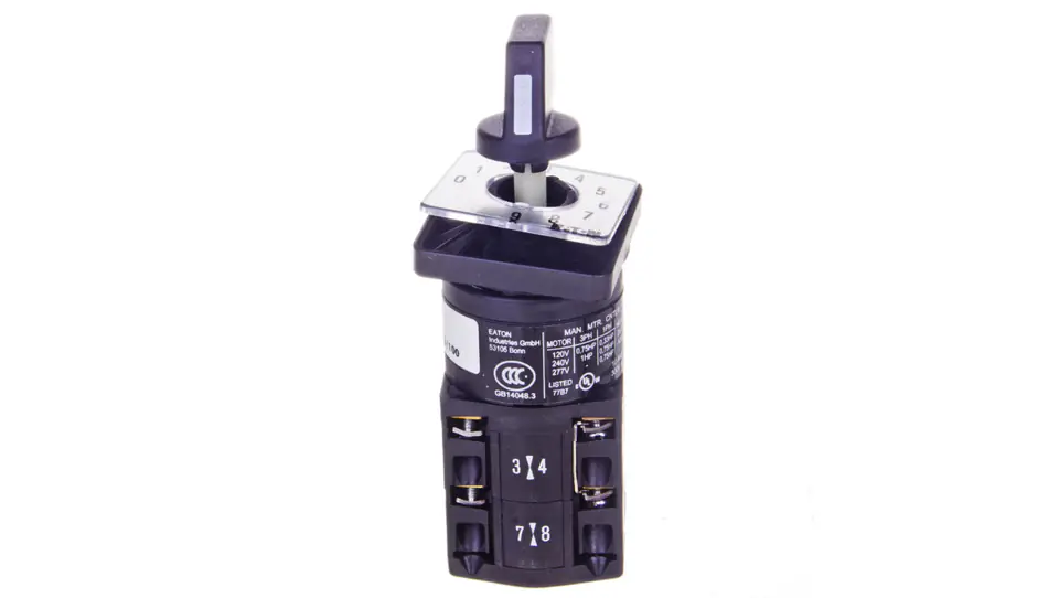 ⁨Cam switch 0-1-2-3-4-5-6-7-8-9 10A 1P for recessed TM-2-8550/E 020300⁩ at Wasserman.eu