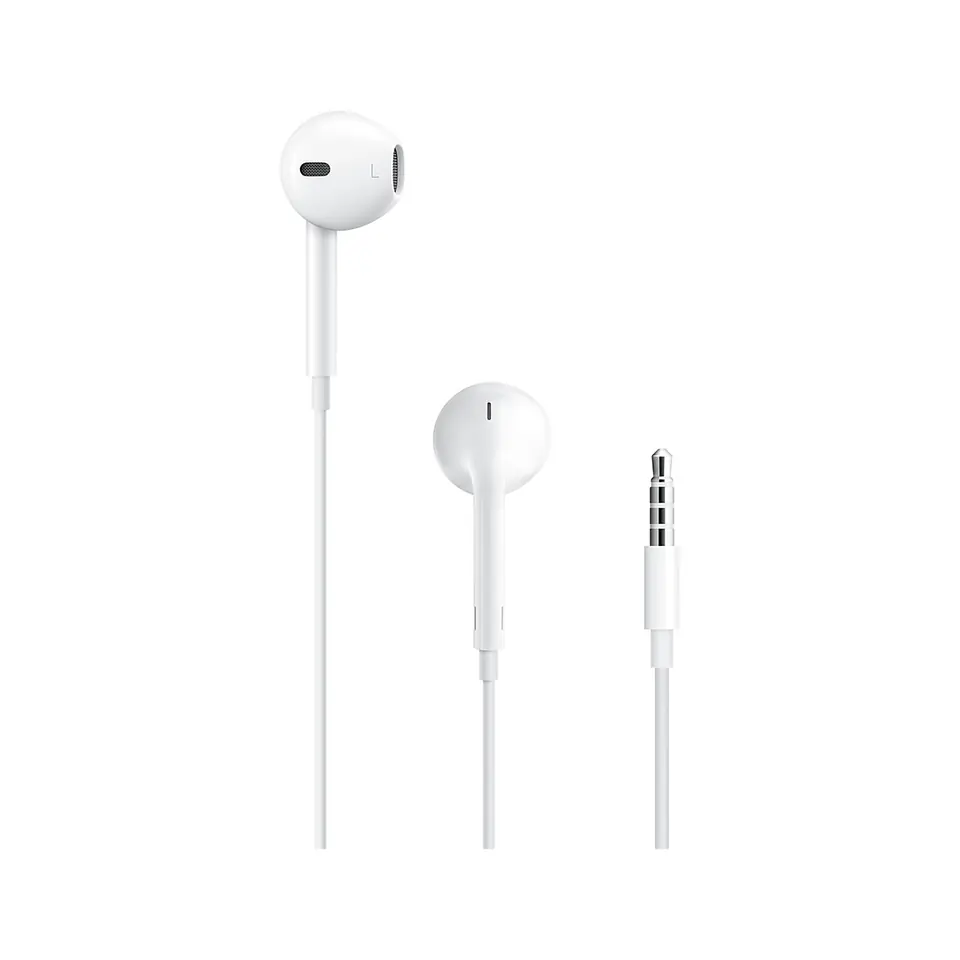 ⁨Zestaw słuchawkowy Apple EarPods MNHF2ZM/A jack 3.5 oryginalny⁩ w sklepie Wasserman.eu