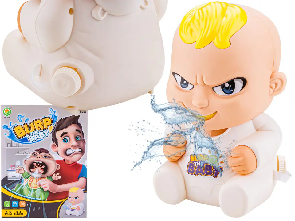 ⁨Zabawna Gra Rodzinna Bekający Bobas, Burp The Baby⁩ w sklepie Wasserman.eu