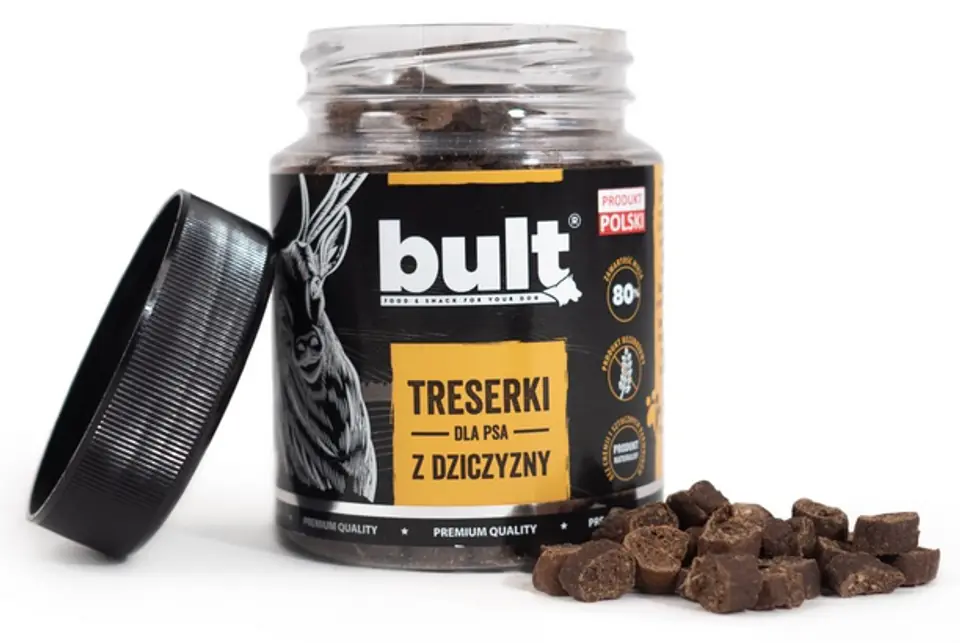 ⁨Bult Treserki z dziczyzny słoik 150g⁩ w sklepie Wasserman.eu