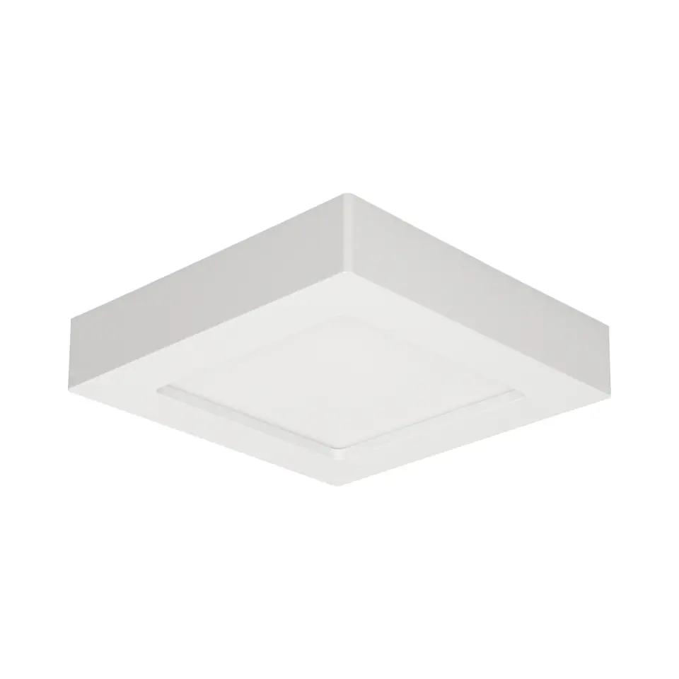⁨LETI LED 12W, oprawa downlight, natynkowa, kwadratowa, 860lm, 4000K, biała, wbudowany zasilacz LED⁩ w sklepie Wasserman.eu
