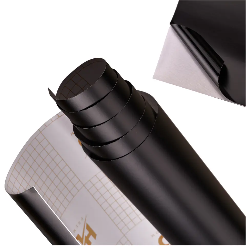 ⁨Foil matt roll smooth black 1,52x28m⁩ at Wasserman.eu