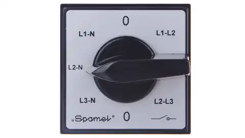 ⁨Voltmeter switch 3xL-L and 3xL-N for built-in ŁK15-4.883P03⁩ at Wasserman.eu