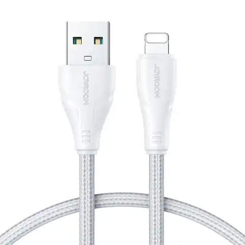 ⁨Joyroom kabel USB - Lightning 2.4A Surpass Series 1,2 m biały (S-UL012A11)⁩ w sklepie Wasserman.eu