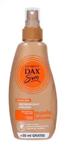 ⁨Dax Sun Przyspieszacz opalania z masłem kakaowym - spray 200ml⁩ w sklepie Wasserman.eu