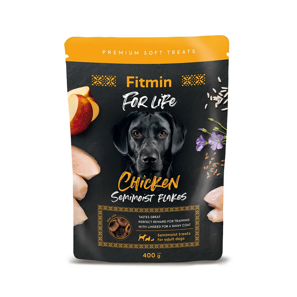 ⁨FITMIN dog For Life Chicken Flakes 400g⁩ w sklepie Wasserman.eu
