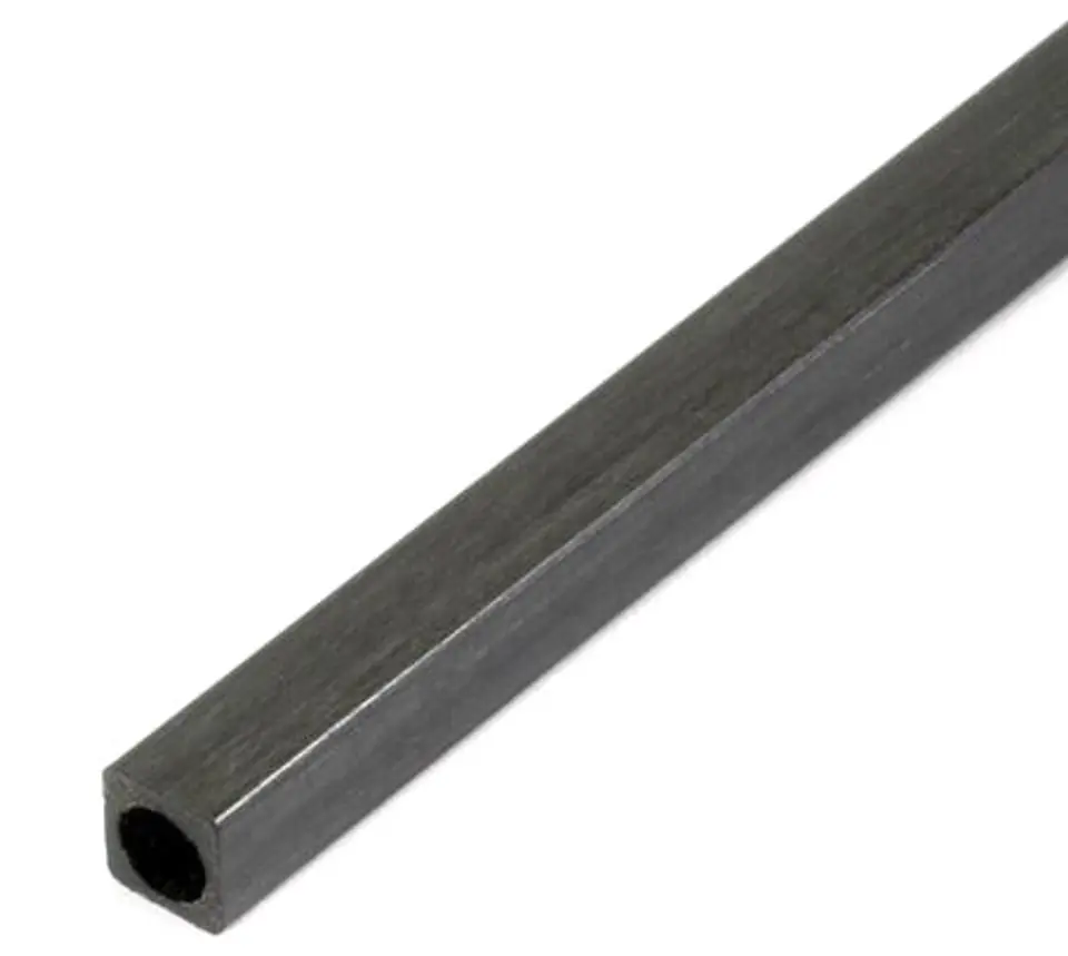 Quadratisches Carbonprofil 4,0/4,0 x 1000 mm Bohrung ø3,0 mm im Wasserman.eu