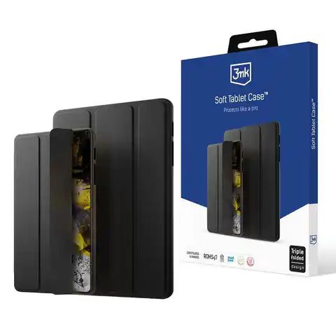 ⁨Etui LENOVO TAB M10 PLUS 10.6 3RD GEN 3mk Soft Tablet Case czarne⁩ w sklepie Wasserman.eu