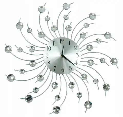 ⁨Zegar ścienny Cristal Cloud - 50 cm⁩ w sklepie Wasserman.eu
