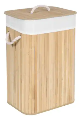 ⁨Kosz bambusowy pojemnik na pranie 1 komorowy naturalny⁩ w sklepie Wasserman.eu