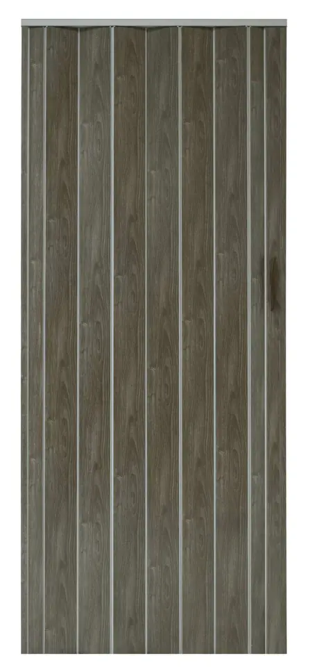 ⁨Drzwi harmonijkowe 001P DĄB GRAFIT MAT 100 cm⁩ w sklepie Wasserman.eu