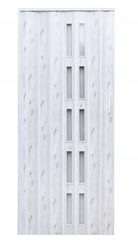 ⁨Drzwi harmonijkowe 005S dąb alaska - 90 cm⁩ w sklepie Wasserman.eu