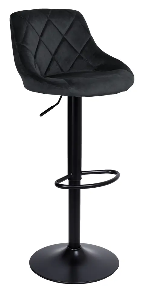 Hoker barowy Cydro Black czarne Velvet w sklepie Wasserman.eu