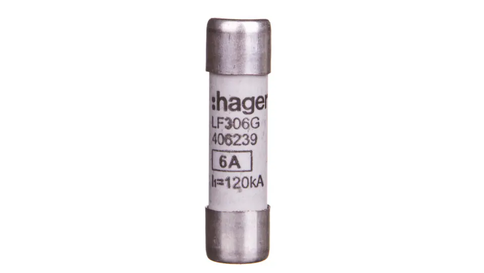 ⁨BiWtz cylindrical fuse insert 10x38mm 6A gG 400V LF306G⁩ at Wasserman.eu