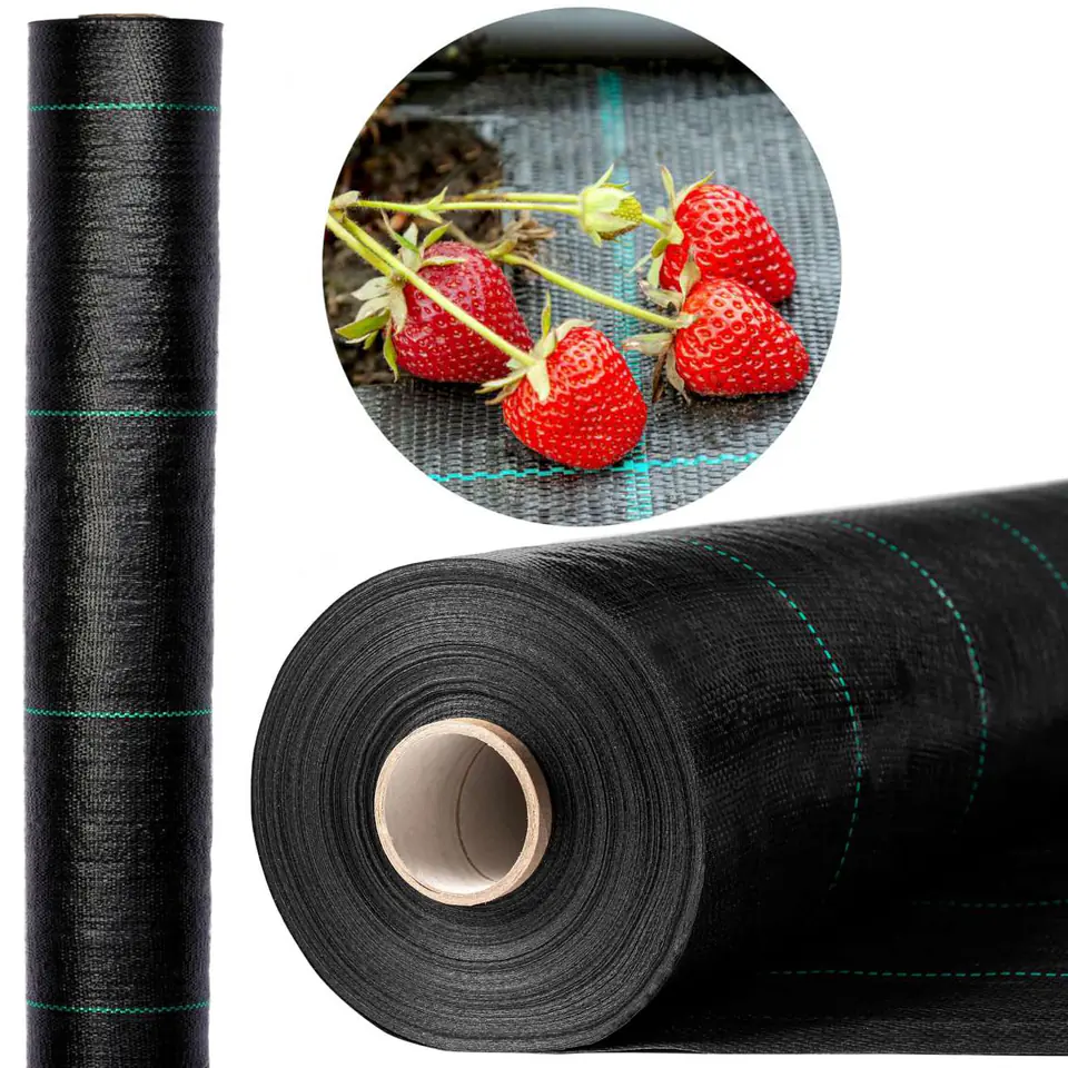 ⁨Agrotkanina agrowłóknina czarna 160 x 1000 cm 70 g/m2⁩ w sklepie Wasserman.eu