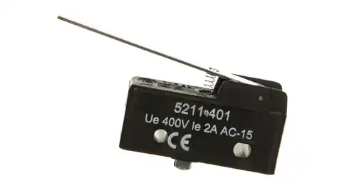 ⁨Limit switch miniature 1CO flat lever W0-5211-401⁩ at Wasserman.eu