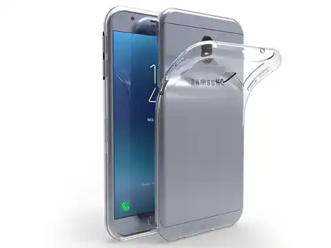 ⁨Etui silikonowe Alogy obudowa case do Samsung Galaxy J3 2018 przezroczyste⁩ w sklepie Wasserman.eu