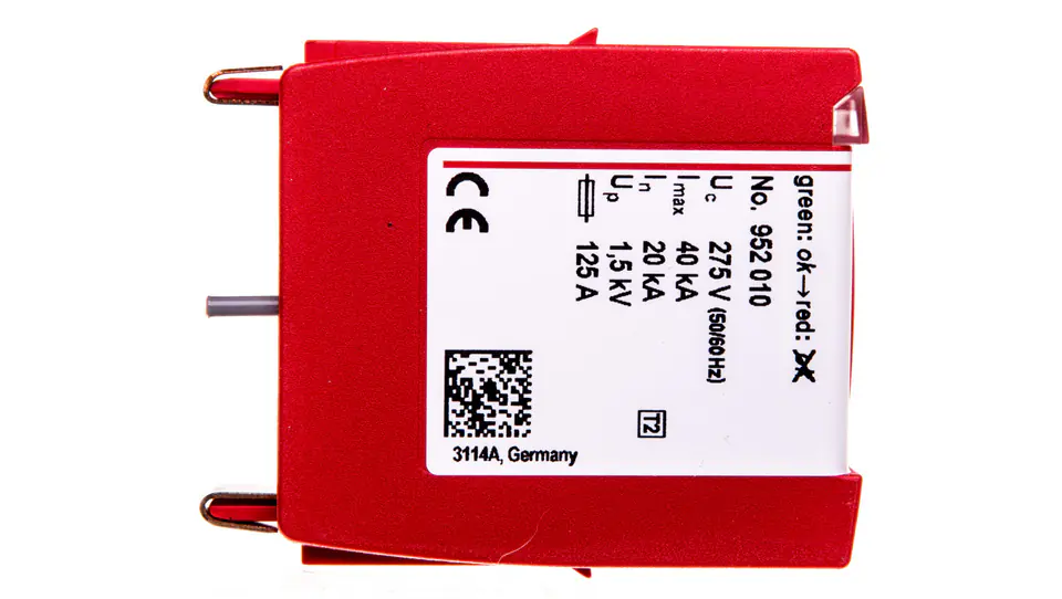 ⁨Akcesoria: moduł ochrony ogranicznika przepięć C Typ 2 20kA 1,5kV DG MOD 275 952010⁩ w sklepie Wasserman.eu