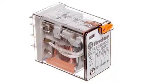 ⁨Przekaźnik miniaturowy przemysłowy 4P 7A 250V AC AgNi 55.34.8.230.0040⁩ w sklepie Wasserman.eu