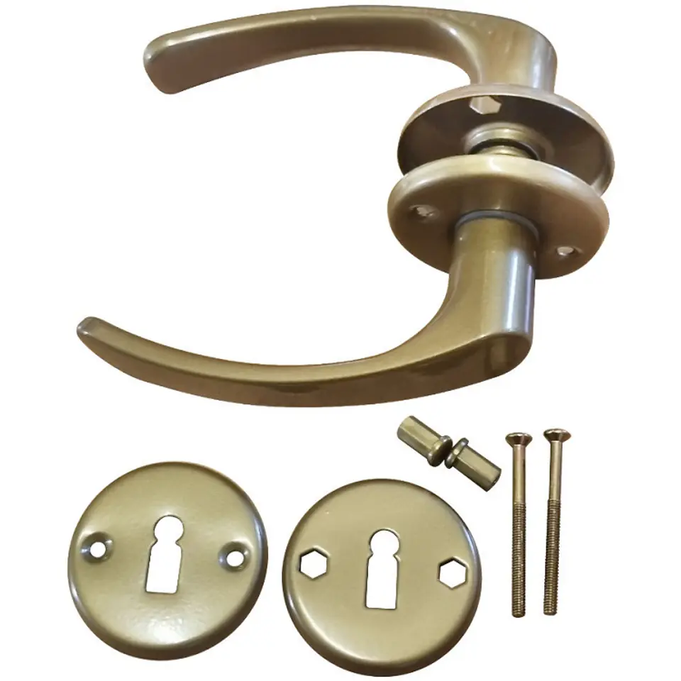 ⁨PAINTED HANDLE SHORT GOLD + KEY SIGN⁩ at Wasserman.eu