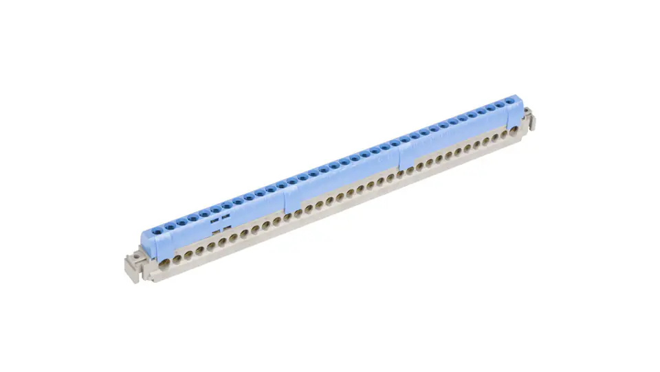 ⁨Connection strip 35-holes blue IP2x - 2x25mm2+33x16mm2 004848⁩ at Wasserman.eu