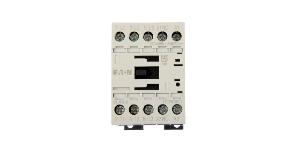 ⁨Power contactor 12A 3P 230V AC 0Z 1R DILM12-01(230V50HZ,240V60HZ) 276865⁩ at Wasserman.eu