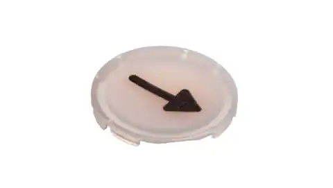 ⁨Button lens 22mm flat white with symbol DIRECTIONS M22-XDL-W-X7 218305⁩ at Wasserman.eu